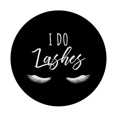 Makeup Artist Gift Lashes Eyelash Lash Cosmetologist PopSockets PopGrip: Swappable Grip for Phones & Tablets PopSockets Adhesive PopGrip