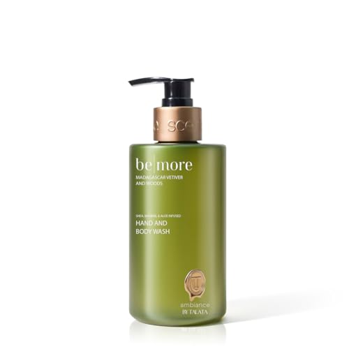 Hand & Body Wash - Shea, Baobab & Aloe Infused - BE MORE (Madagascar Vertiver & Woods)