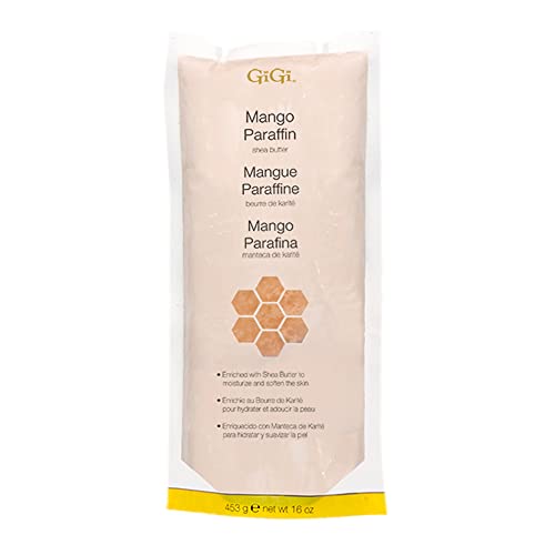 GiGi Mango Paraffin Wax with Shea Butter, 16 oz