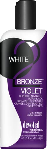 Devoted Creations White 2 Bronze Violet Black Bronzer 8.5oz