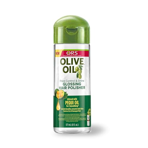 ORS Olive Oil 2in1 Shine Mist & Heat Defense Style & Sculpt Perfect Blend Wax Stick Styler Infused with Beeswax to Seal in Moisture Olive Oil Edge Control Hair Gel - Bundle