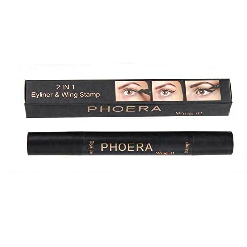 Phoera 2-in-1 Stamp Cat Eye Eyeliner Pen Waterproof