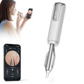 Blackhead Removal Tweezer with 1080p Camera, Ultimate Precision: Blackhead Removal with Camera - Perfect for Delicate Tasks! - - Eyebrow Tweezer, Pull White Hair (White)