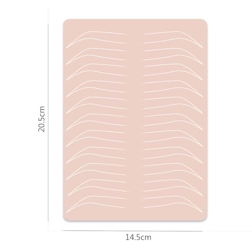 5PC Double-Sided Silicone Microblading Practice Skins