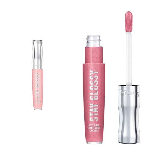 Rimmel Stay Glossy Lip Gloss Bundle - Sundae Best & Flower Power