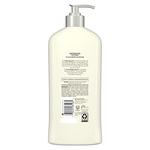 Suave Skin Lotion 18 Ounce Pump Softening Wild Cherry Blossom