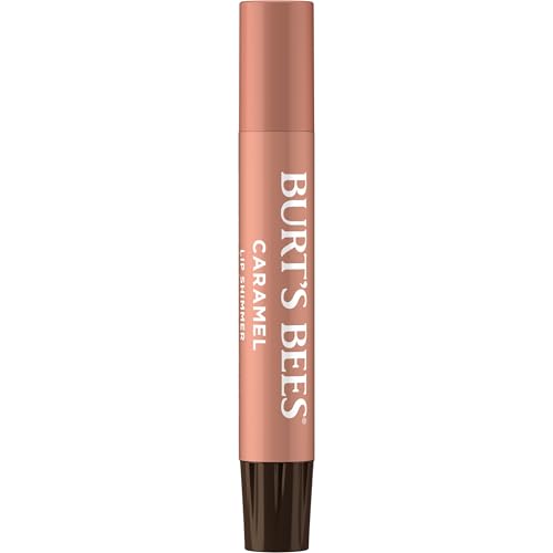 Burt's Bees Shimmer Lip Tint Caramel 4-Pack, Moisturizing Lip Balm