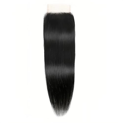 22-Inch 4x4 HD Transparent Lace Closure - Natural Black Human Hair