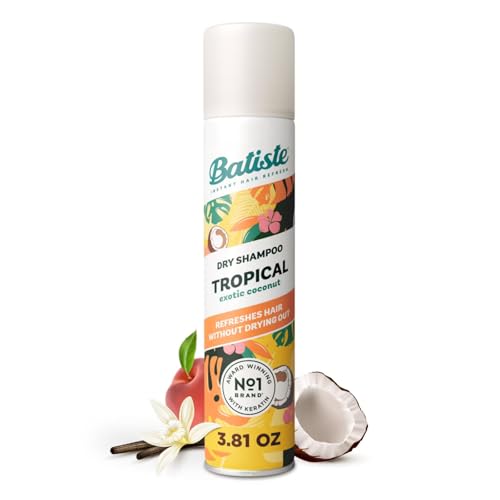 Batiste Tropical Dry Shampoo, 3.81 OZ (Pack of 2)