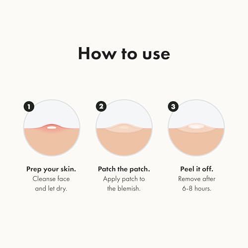 Mighty Patch Acne Pimple Patches - 72 Hydrocolloid Stickers for Overnight Treatment