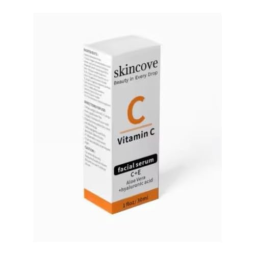 Skincove Vitamin C Serum Anti Aging Facial Serum with Vitamin C, Hyaluronic Acid, Vitamin E Brightening Serum Even Skin Tone, Improve Appearance of Dark Spots, Fine Lines & Wrinkles, 1 Fl Oz