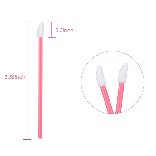 650 Disposable Lip Gloss Applicators - Soft Flocking Wands