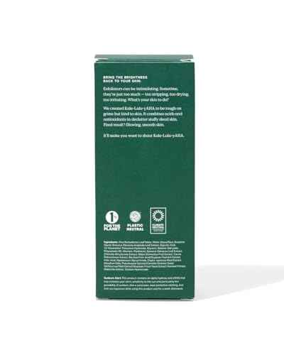 KraveBeauty Kale-Lalu-yAHA – K-Beauty Gentle 5.25% AHA Exfoliator, Glycolic & Hyaluronic Acid, Unclogs Pores & Hydrates, Vegan & Cruelty-Free, 6.76 fl oz