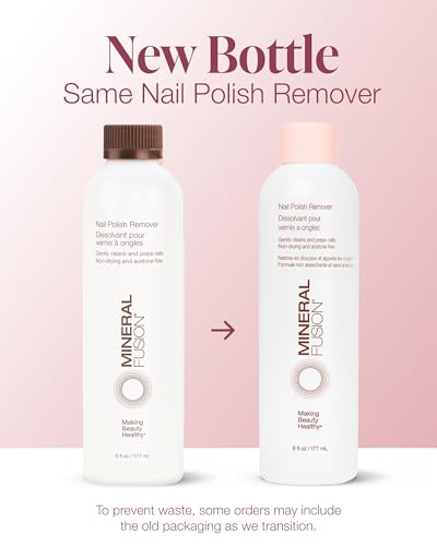 Mineral Fusion Acetone-Free Nail Polish Remover - Non-Drying 6 fl oz