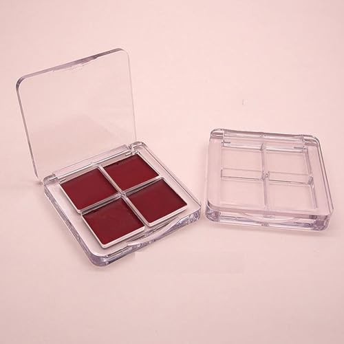 Empty Makeup Palette Set - 3 Transparent Containers for DIY Eyeshadow