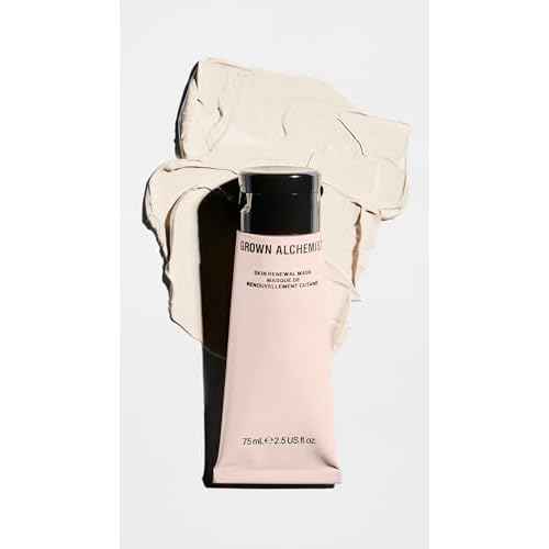 Grown Alchemist Skin Renewal Mask - Deep Cleansing Clay Mask for Face with All Natural Ingredients rich in Vitamins A, E & D - Facial Skin Care Product for Firmer, Smoother, & Toned Skin (75 ml)