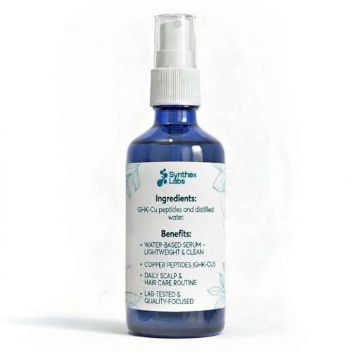 GHK-Cu Copper Peptide Hair Serum – 2400mg Water-Based Formula