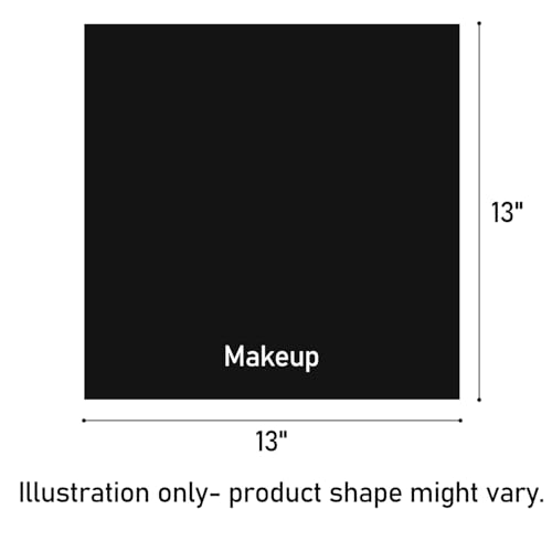 Makeup Towels - Pack of 6 - Ultra Soft & Gentle Microfiber Coral Fleece Washcloth Face Make Up Remover, 13 x 13 in, Black