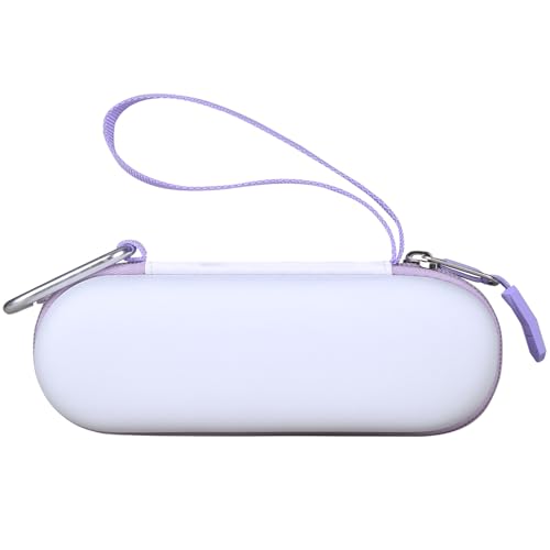 Hard Storage Case for Philips Beauty Shaver,Travel Case for Lady Electric Shaver Series 6000 (Only Case) (PU, White + Purple)