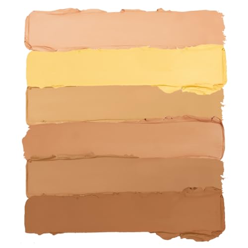KimChiChic Beauty Undercover Hoe Corrector Palette - Full Coverage Concealer, Creamy, Long Wearing, Hides Dark Circles & Blemishes Cruelty Free, Medium 0.25 oz