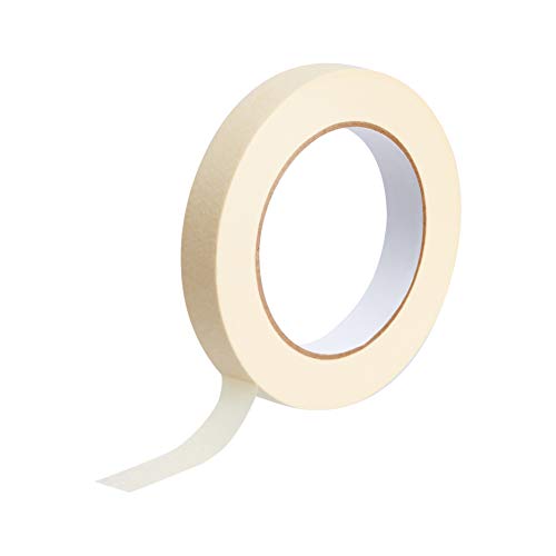 Amazon Basics Masking Tape, Pack of 3 Rolls, Beige, 0.7 Inch x 180 Feet