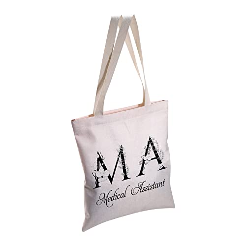 Medical Assistant Gifts Tote Bag MA Gift Medical Assistant Nurse Gifts Graduation Gift MA Nurse Shoulder Bag Retirement Gifts