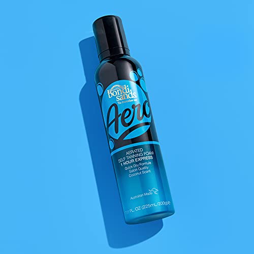 Bondi Sands Aero 1 Hr Express Self Tan Foam + Application Mitt | Includes Lightweight Sunless Foam + Reusable Mitt for a Flawless Finish ($35 Value)
