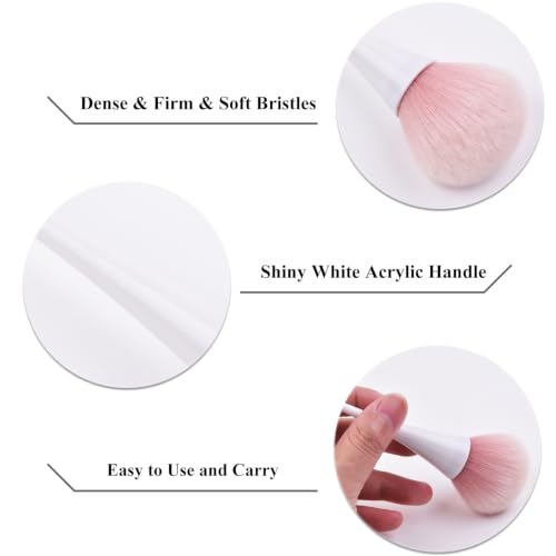 Nail Art Dust Brush Powder Remover Cleaner for Acrylic & Gel Nails