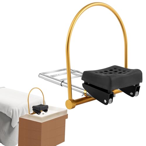 Salon Water Circulation Head Spa Rack with Pillow - Stainless Steel, Fits Most Beds & Sinks