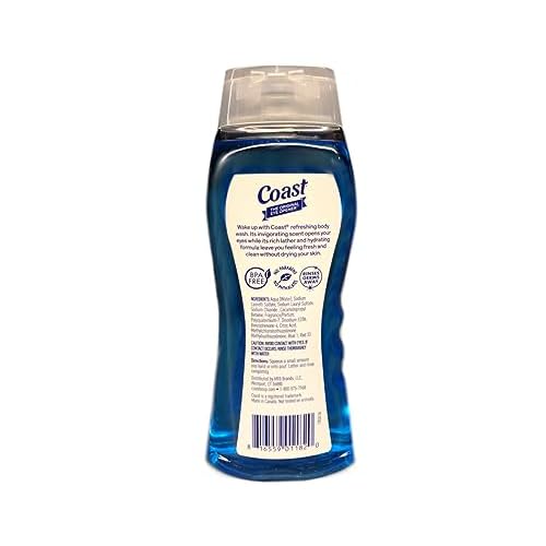 Coast 2 in 1 Hair & Body Wash Classic Scent 18 Oz. - (Pack of 6)