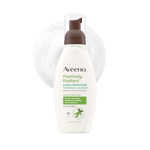 Aveeno Positively Radiant Clear Complexion Foaming Face Cleanser 6 fl oz