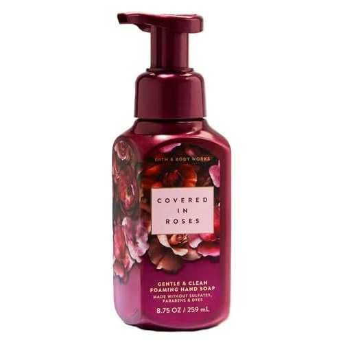 Bath & Body Works Covered In Roses Gentle Foaming Hand Soap 8.75 oz (Covered In Roses)