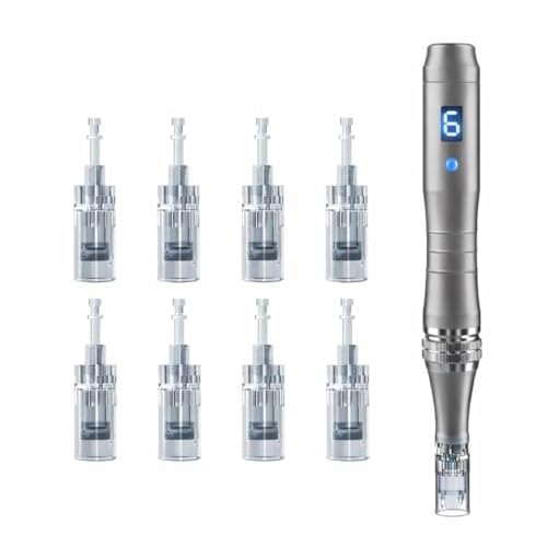 0.25mm Microneedling Pen Set for Home Use - Derma Roller Pen for Women Men