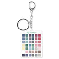 Seasons Color Analysis Swatch Keychain | Portable Seasonal Palette