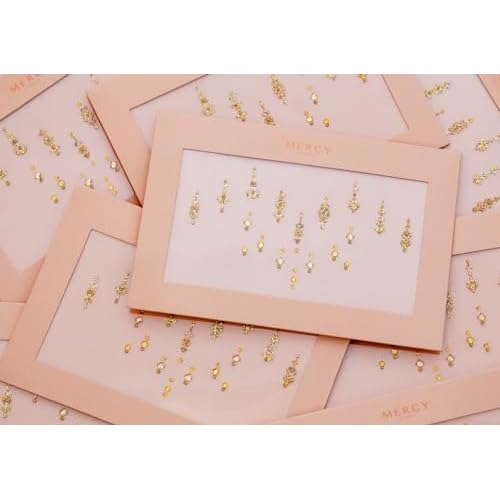 Deepika Mini Bindis ? Crystal Indian Bindi Face Jewels Gold Silver Multi Packet