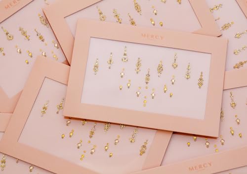 Mercy London Crystal Bindis Multipack - Gold Silver Face Jewels