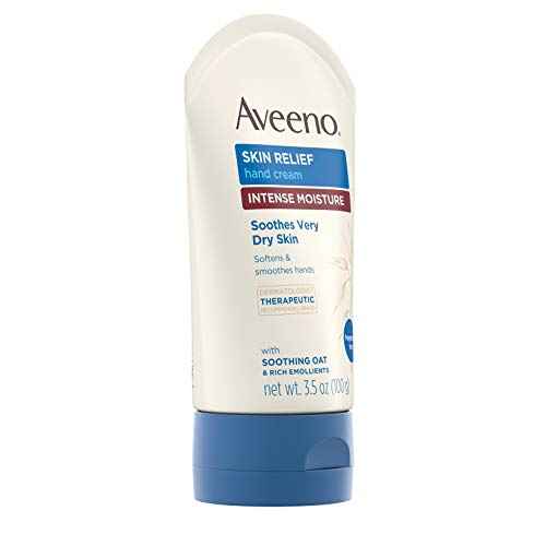 Aveeno Active Naturals Skin Relief Hand Cream, 3.5-Ounce Tubes (Pack of 3)