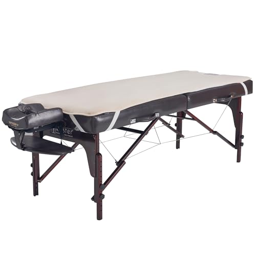 Master Massage Deluxe Fleece Massage Table Warmer Heating Pad - Cream
