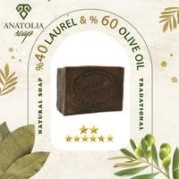 Anatolia Soap, Mesopotamia Nablus 7 oz 40% Laurel Oil And 60% Olive Oil, Organic Handmade Natural Castille Hair For Men Women Big Bar Soap 1 Count (pack Of 1)