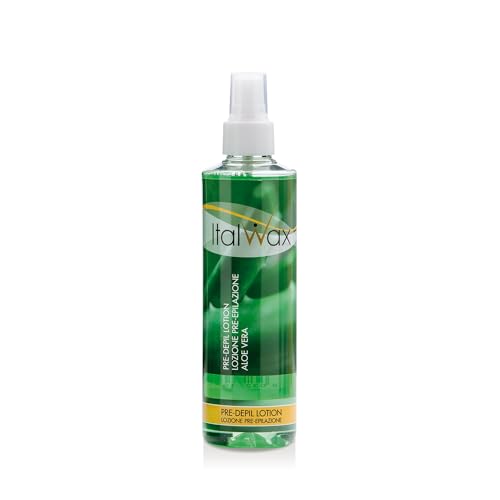 Italwax Pre Wax Care Lotion - 250ml / 8.45fl.oz - Prepare the skin for waxing hair removal - Aloe Vera - Suitable for all skin types?