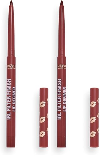 Revolution IRL Filter Finish Lip Definer Burnt Cinnamon 2 Pack