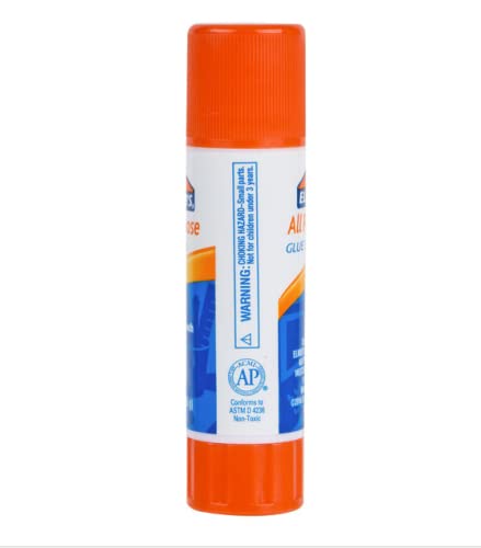 Elmer’s Glue Sticks, 0.21 Ounce – 6 Count All Purpose Elmers Glue Stick White, White