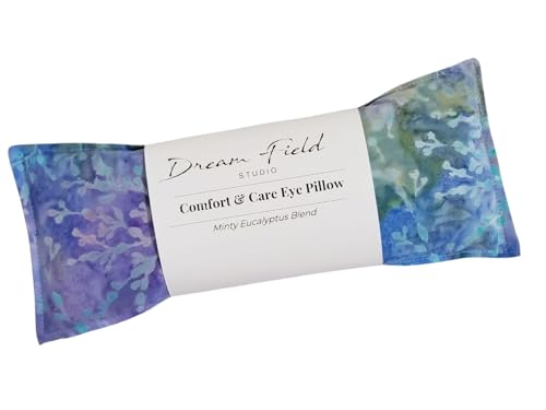 Mint Eye Pillow with Flaxseed & Eucalyptus | Warm/Cold Therapy