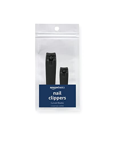 Toenail and Fingernail Clipper Set - Precision Grooming Tool, Black