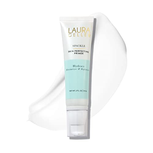Saie Mini Glowy Super Gel Lightweight llluminator & Makeup Primer - Sunglow (0.5 oz) + Dew Blush - Lightweight Liquid Blush with a Blendable + Buildable Cream Finish - Baby (.40 oz)