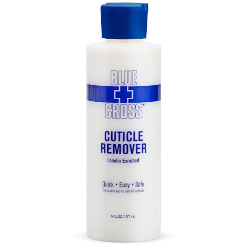 Blue Cross Cuticle Remover Liquid 6oz – Lanolin Enriched Softener