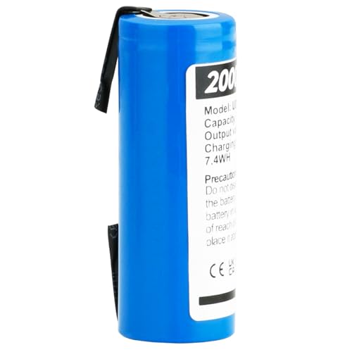 3.7V 2000mAh Lithium Replacement Battery for Pitbull Gold Silver PRO SX5 Head and face Shaver