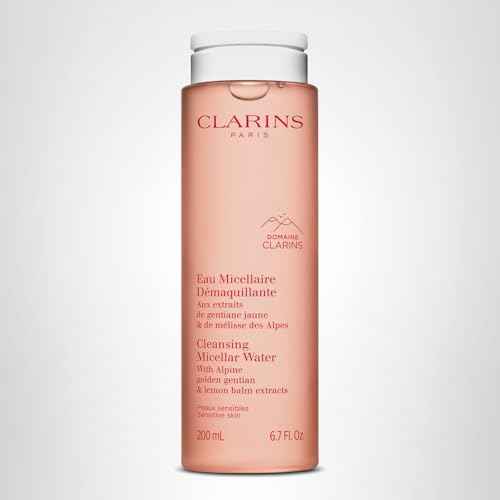 Clarins Cleansing Micellar Water | Quickly Removes Make-Up, Pollution and Grime | No Rinse Needed | Preserves Skin's Microbiota | Safe For Use on Eyes, Face and Lips | Dermatologist Tested