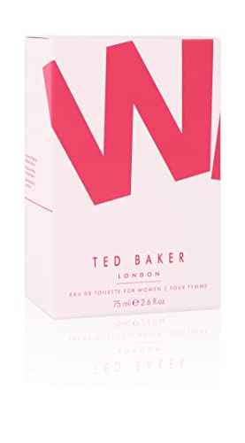 Ted Baker M and W EDT Bundle, Woman and Man Eau De Toilette, Includes M with Unique Notes of Tonka Bean and Musk, W with Notes of Fig Leaf, White Peony and Violet, 2 x 2.54 fl oz