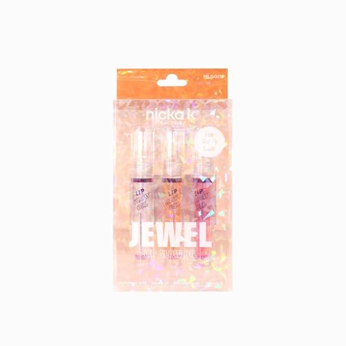 Nicka K Jewel Lip Glow Oil - Glossy, Hydrating Lip Oil